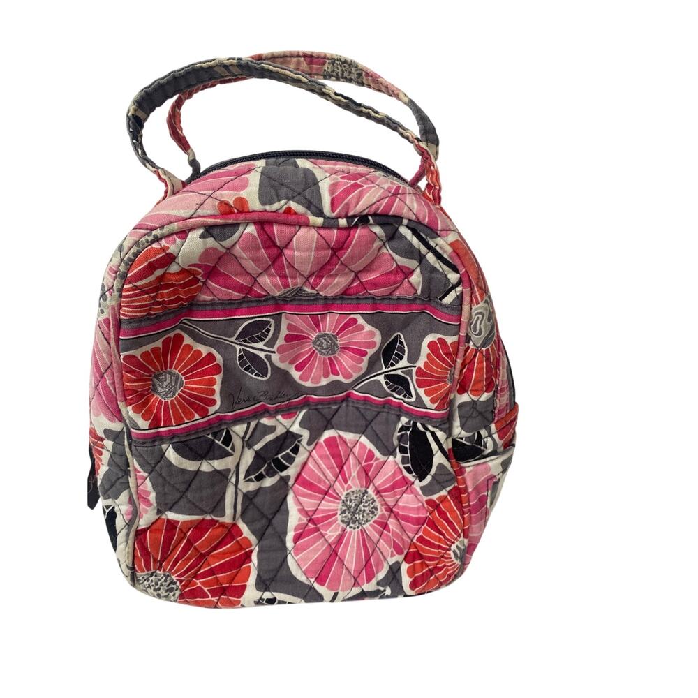 Vera Bradley Cherry Blossom Lunch Bag Pink White Floral Retired Patterns